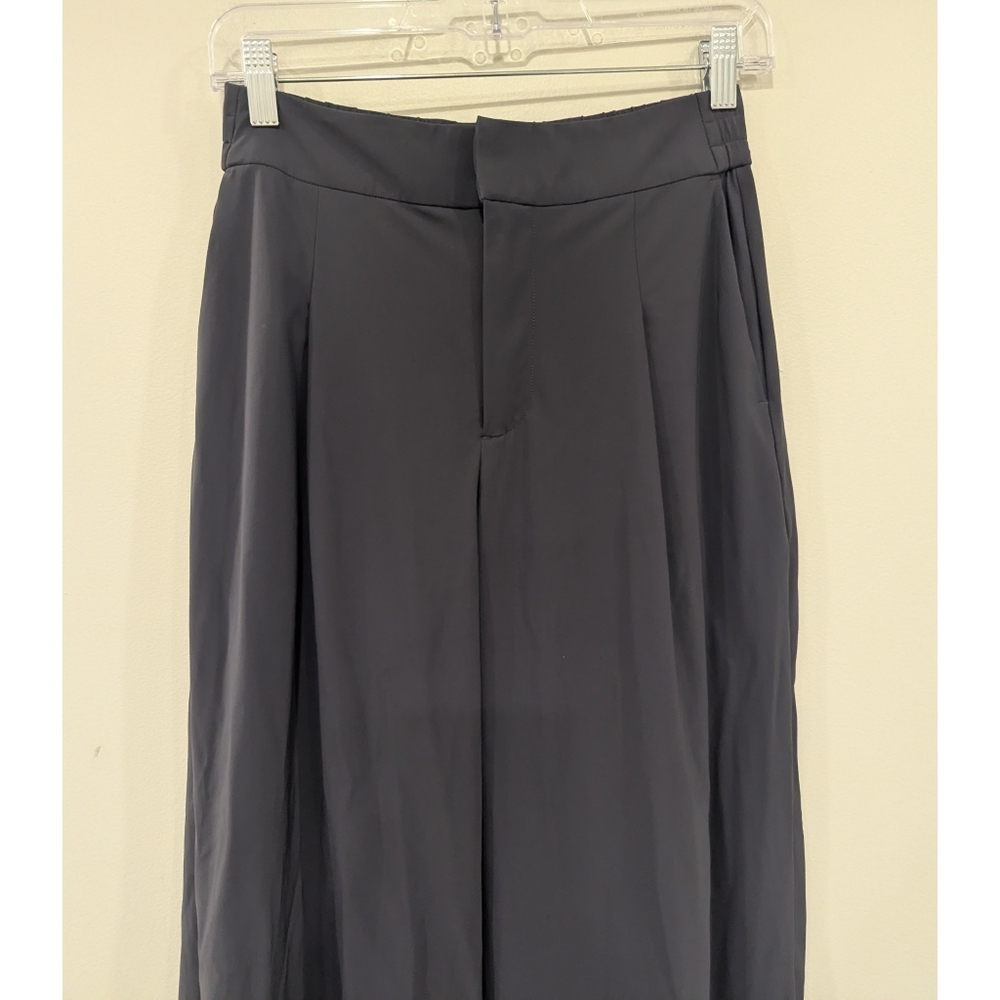 Athleta Pinnacle High Rise Trousers In Charcoal Size 0 - Picture 4 of 9